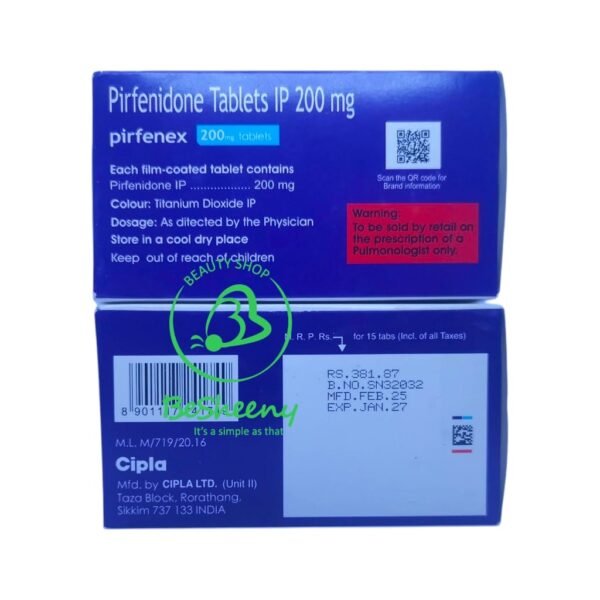 أقراص مضادة للتليف الرئوي بيرفنيدون – Pirfenex