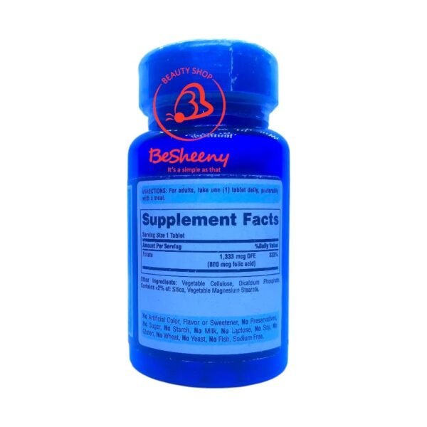 مكونات أقراص فوليك أسيد 800