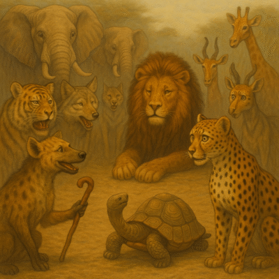 «القول ما قالت الأفيال والنمور والذئاب، إنهم أكثر علما ورؤية... وقوة!»