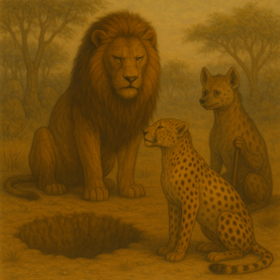 في سباق مملكة الغابة.. صلابة الفهد المنهزم تكسر أنف الأسد المنتصر!