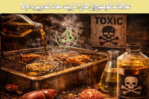علامات تبين أن زيت الطعام معاد تدويره