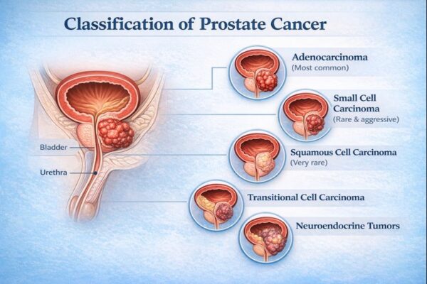 أنواع سرطان البروستاتا