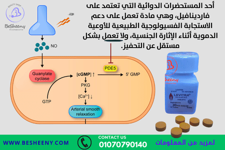 أقراص ليفيترا تعزز تدفق الدم فى الكهف القضيبى