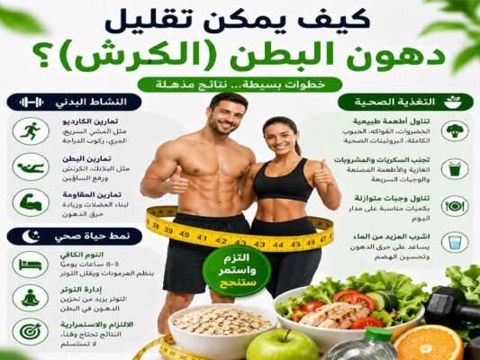 كيف يمكن تقليل الكرش؟