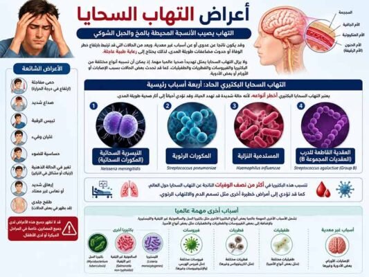 أعراض التهاب السحايا 