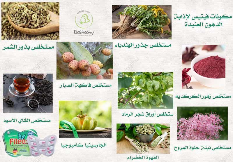 مكونات فيتيس القائمة على الجارسينيا والقهوة الخضراء