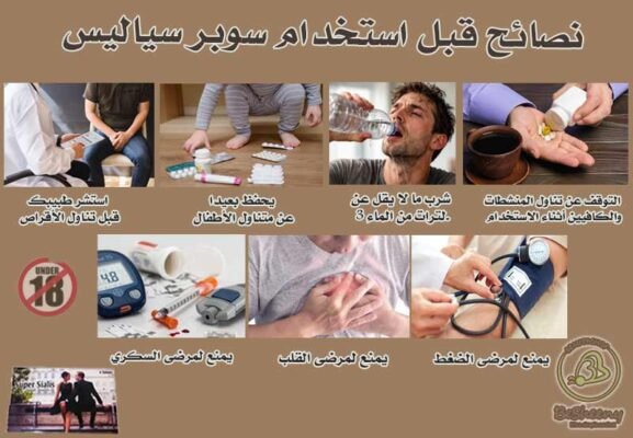 الاحتياطات الطبية وطريقة استخدام super sialis لحالات سرعة القذف