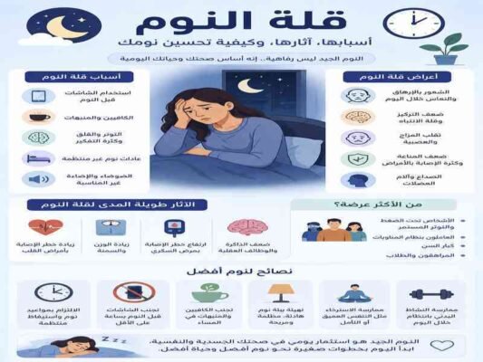 أسباب قلة النةم