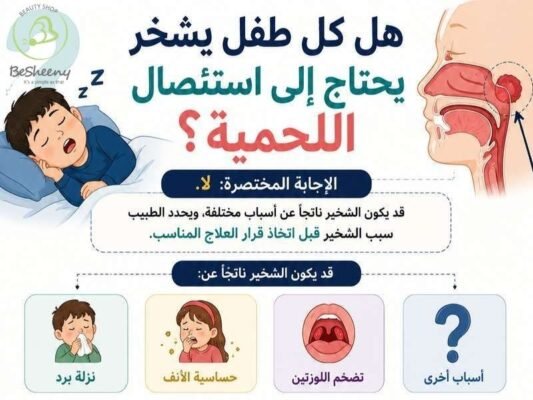هل الشخير يحتاج لاستئصال اللحمية