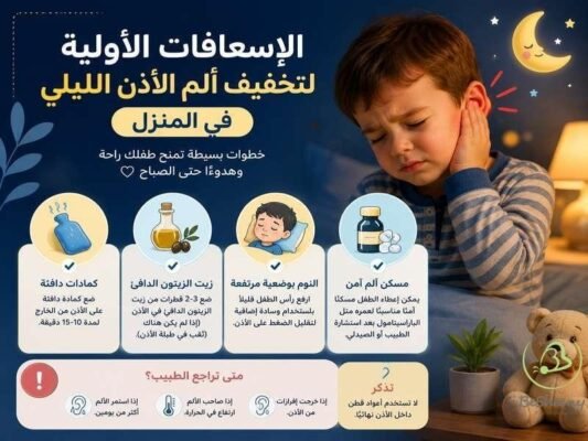 الإسعافات الأولية لتخفيف ألم الأذن