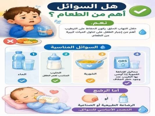 السوائل أهم من الطعام