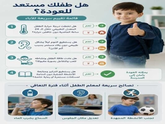 هل طفلك مستعد للعودة
