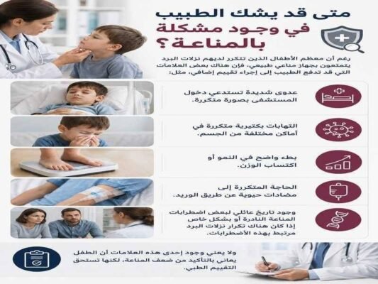 متي يشك الطبيب بوجود مشكلة بالمناعة