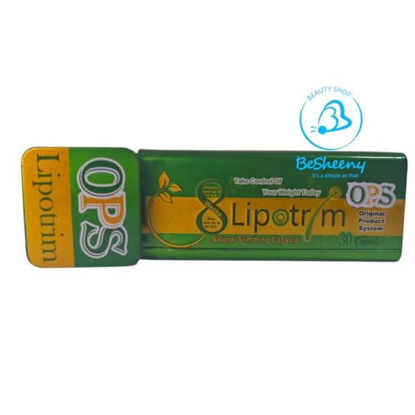 علبة كبسولات ليبوتريم للتخسيس Lipotrim 30 كبسولة الأصلية نظام OPS