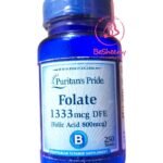 أقراص حمض الفوليك الأمريكية folic acid 800