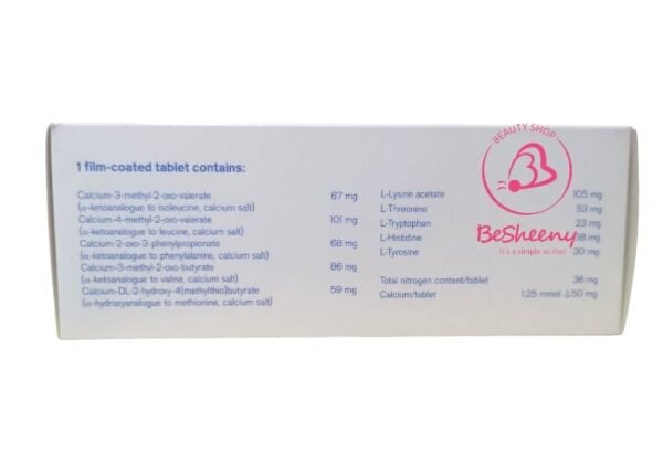 مكونات اقراص كيتوستريل للكلى Ketosteril