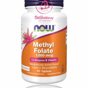 حبوب ميثيل فولات Now Methyl Folate
