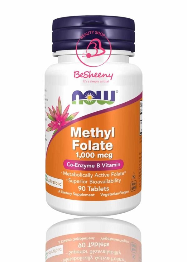 حبوب ميثيل فولات Now Methyl Folate
