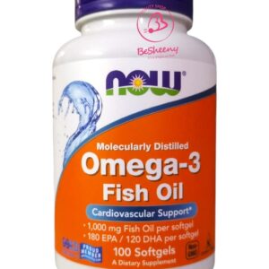 كبسولات اوميجا 3 فيش اويل الأمريكية - Now FOODS Omega 3