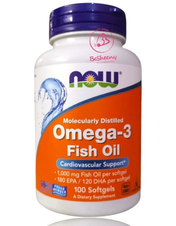 كبسولات اوميجا 3 فيش اويل الأمريكية - Now FOODS Omega 3