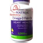 كبسولات أوميجا بنكهة الليمون الطبيعى natrol omega 3 fish oil