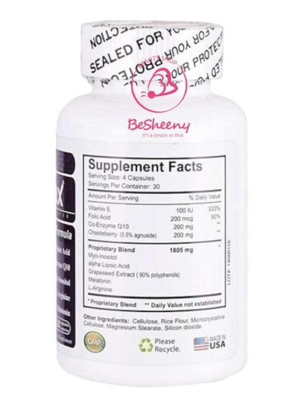 أوفا ماكس لخصوبة المرأة – 120 كبسولة نباتية OVA MAX المكونات