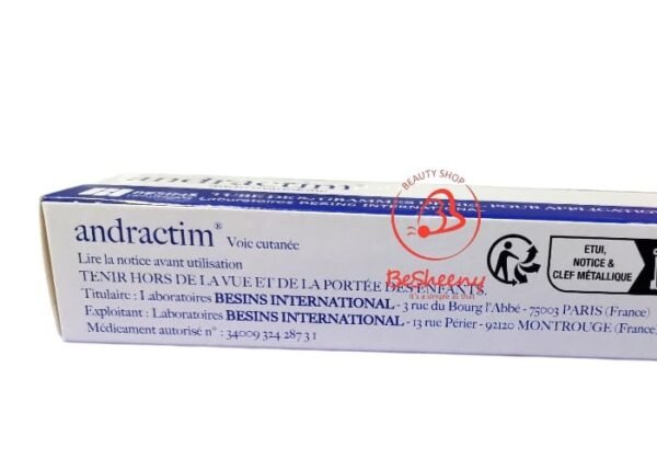 اندراكتيم الفرنسى لحالات التثدي عند الرجال - Andractim Gel