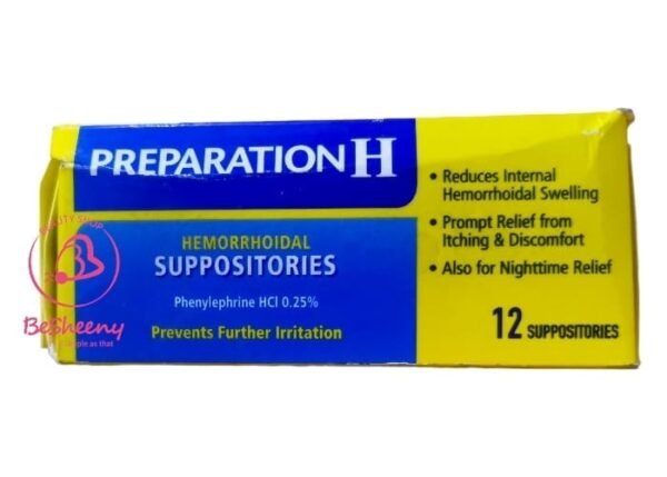 بريبريشن تحاميل لألم البواسيرPreparation