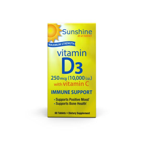 فيتامين د3 بلس ج الأمريكى - Vitamin D3+C Sunshine