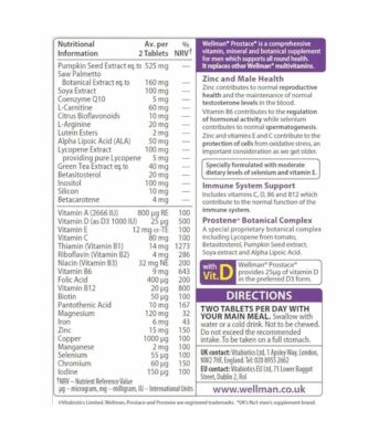 ويلمان لصحة البروستات وتعزيز فرص الاتجاب