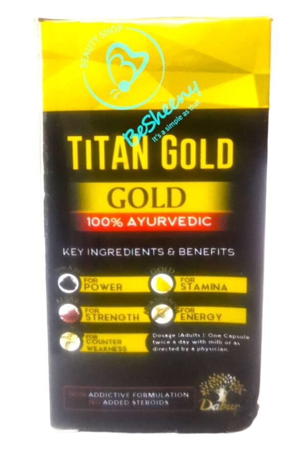 تيتان كبسول الروسى لتكبير القضيب – Titan Gold