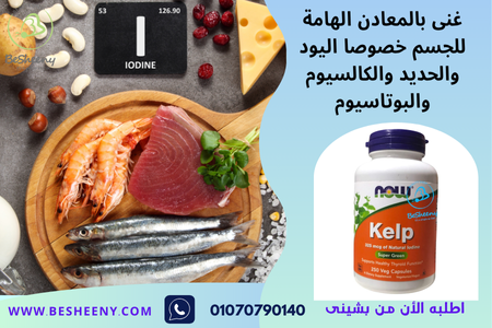 حبوب كيلب الأمريكية غنية باليود البحرى
