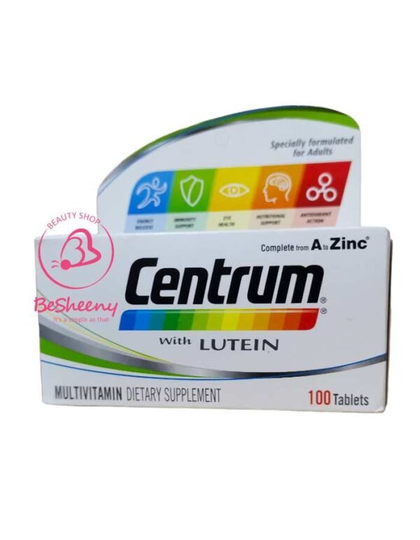 سنتروم أبيض لوتين للشباب 100قرص – Centrum