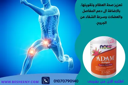 كبسولات آدامز الأمريكية لصحة العظام والمفاصل - NOW adam Multivitamin