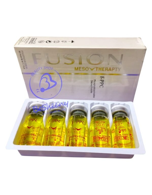 محتويات عبوة Fusion Meso Therapy 5 Vial