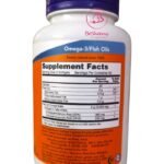 مكونات كبسولات زيت السمك الدهنية - Now Omega 3